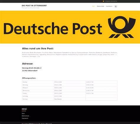 Deutsche Post Otterndorf Herzog.